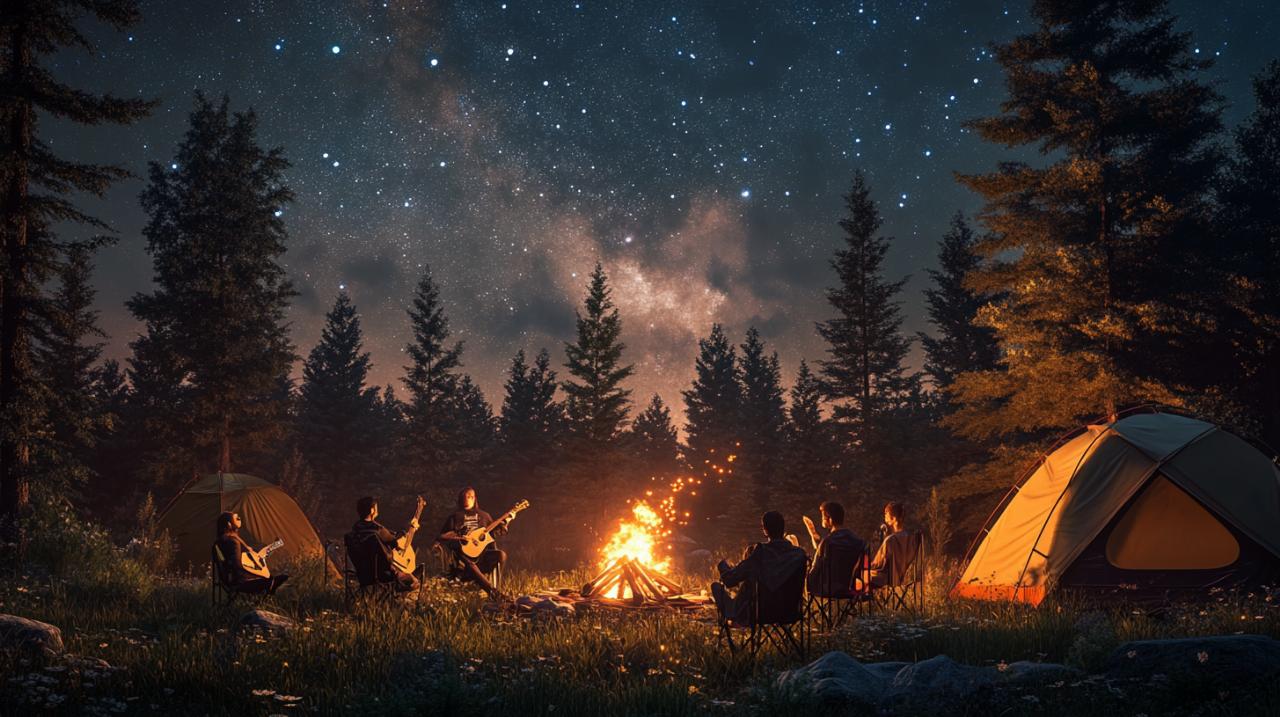 La música de campamento imprescindible para todos los campistas: canciones tradicionales para noches mágicas bajo las estrellas